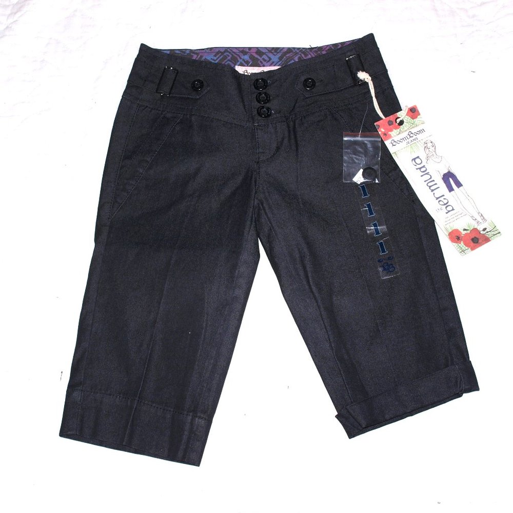 Black Boom Boom Jeans Shorts Size 1